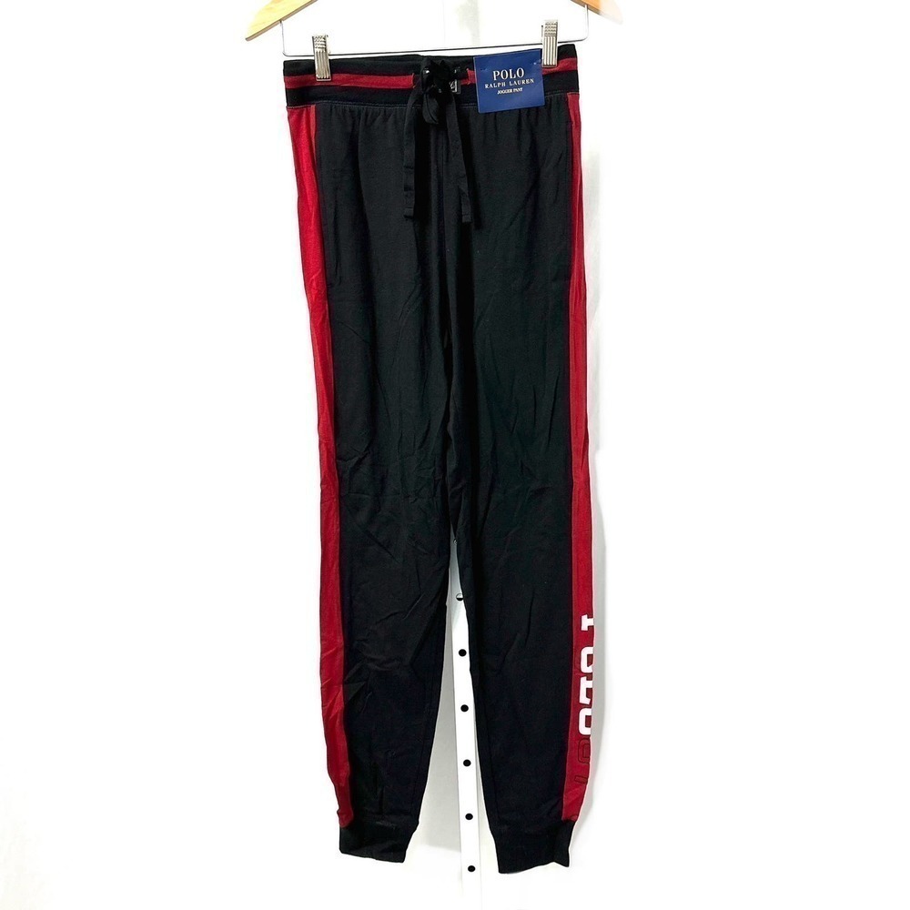 Polo‎ Ralph Lauren Jogger Pants Men’s Small Sleepwear Pajama Red Black